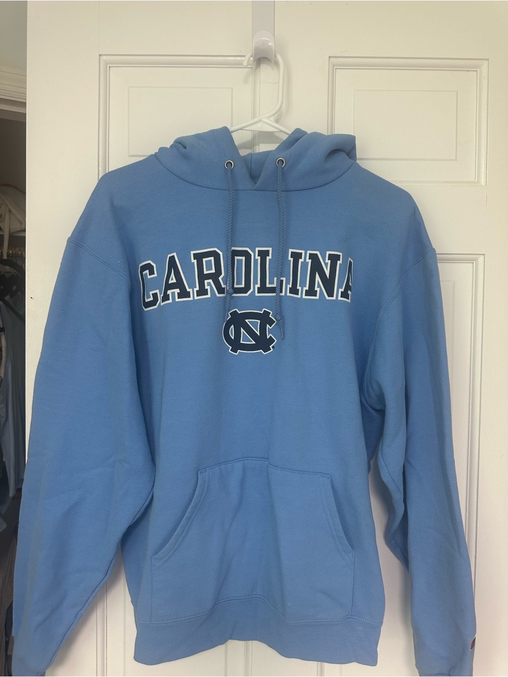 UNC Champion Men’s Carolina Blue Crewneck Hoodie university of North Carolina